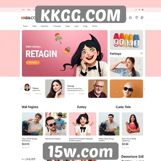 Análise do design de interface do site KKGG.COM